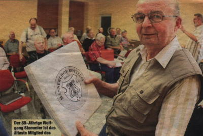 Presseartikel: Männerchor Rottluff 1839 e.V.