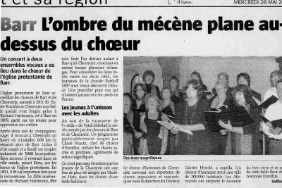 Presseartikel: Männerchor Rottluff 1839 e.V.