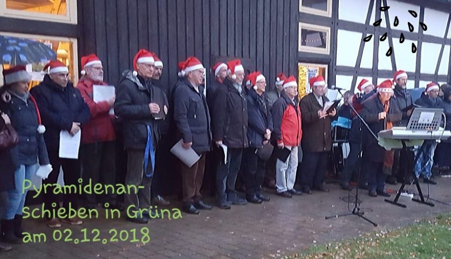 Pyramidenanschieben Grüna